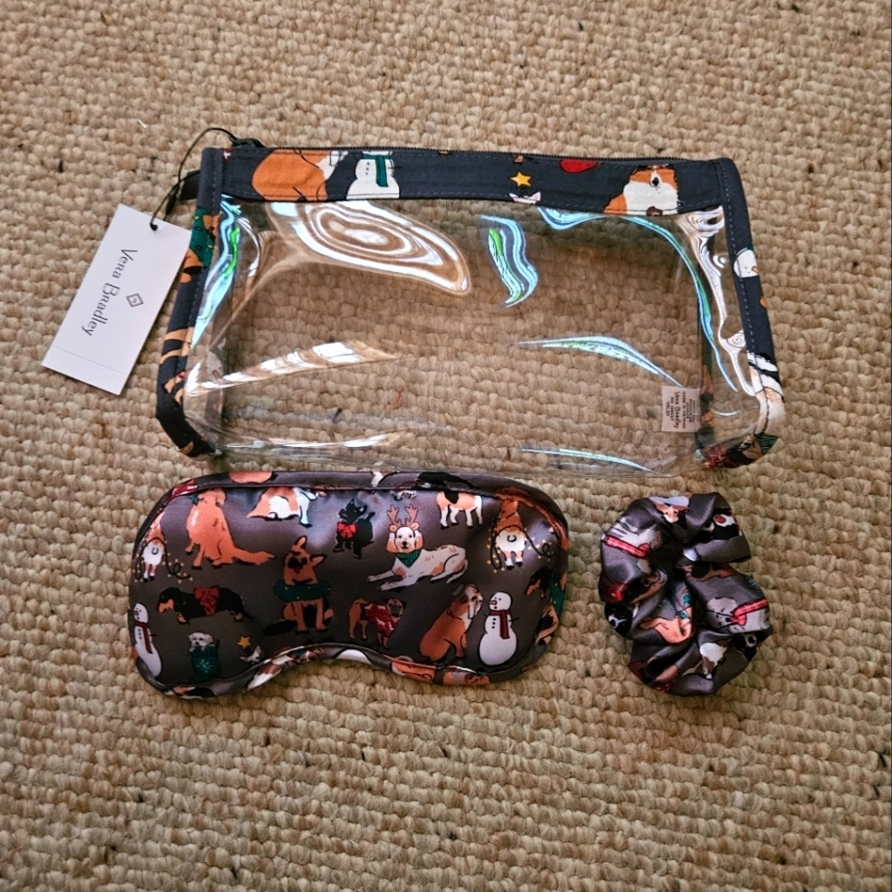 Vera Bradley Dog Designed Sleep Set NWT